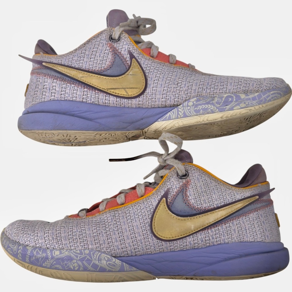 Nike Lebron 20 Violet Frost Purple Gold Shoes‎